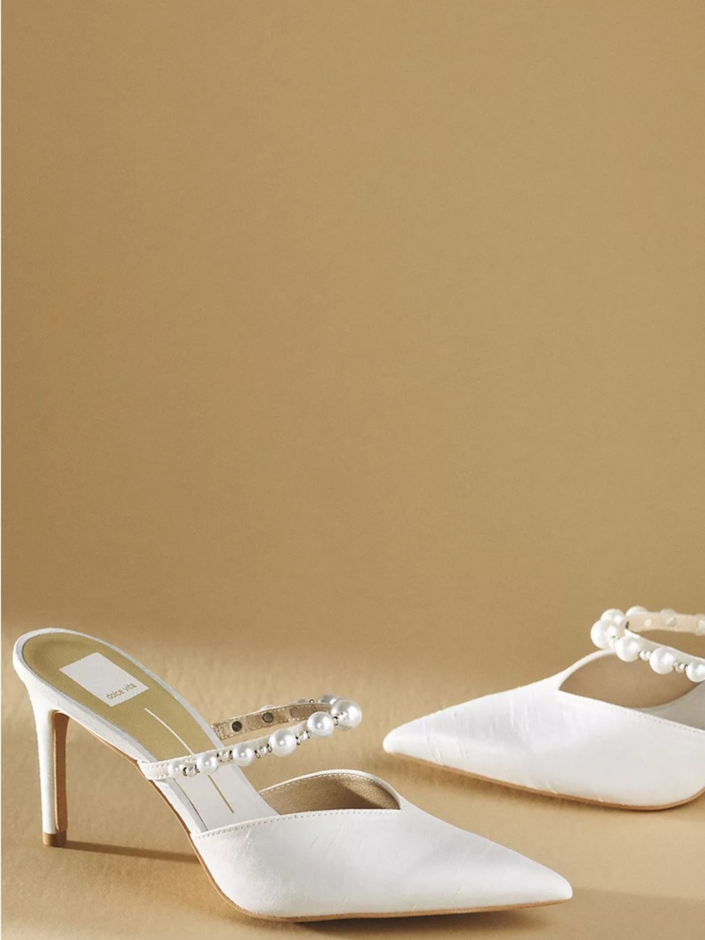 Dolce Vita Kanika Pearl Women’s Heels Size 10 NWOT | Women’s Bridal Heels - Picture 9 of 10
